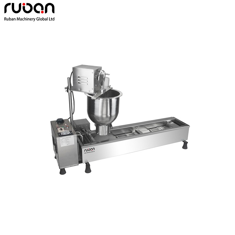 Máquina para hacer mini donas glaseadas y freidora totalmente comercial, automática y de alta calidad. - Ruban