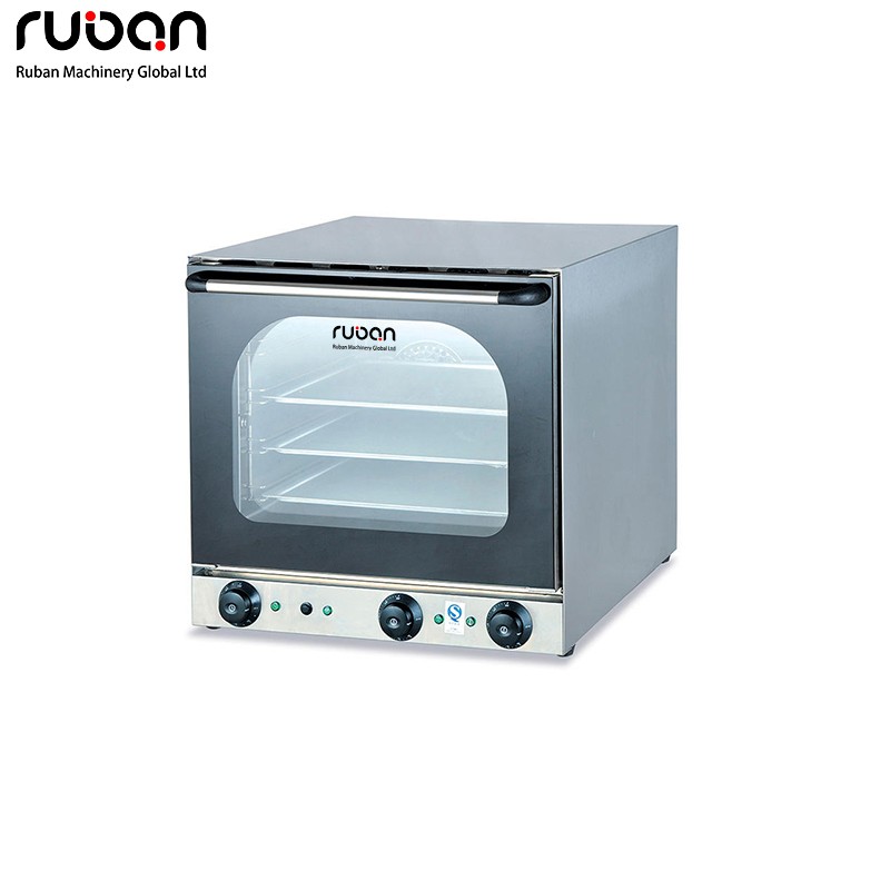 Horno de panadería de convección con perspectiva de acero inoxidable para uso comercial - Ruban