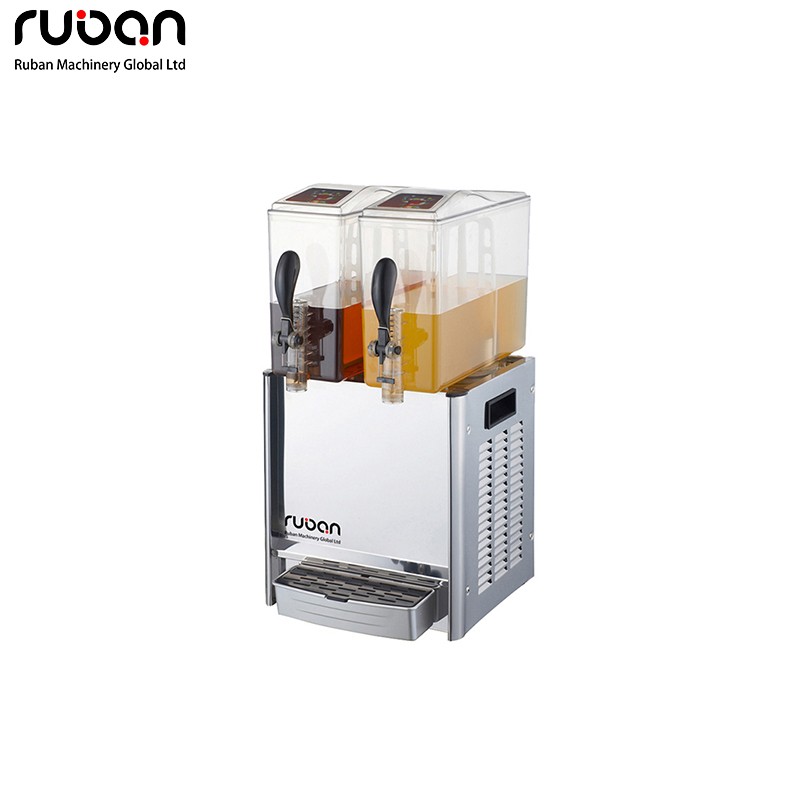 Dispensador de zumo de 10 L/tazón, dispensador comercial de bebidas frías, dispensador de zumos, enfriador, dispensador de bebidas para cafetería - Ruban