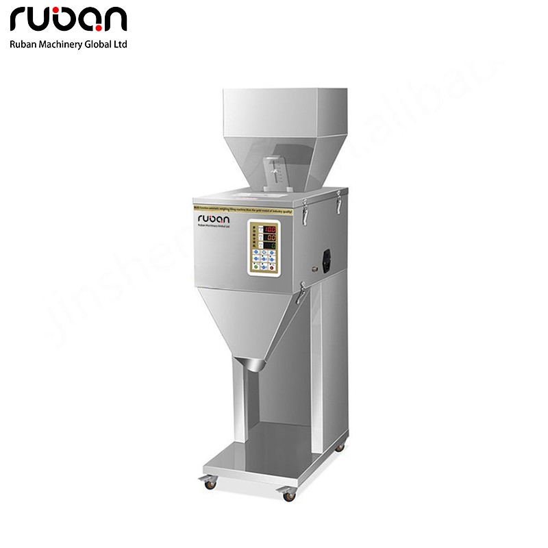 Máquina de envasado de granos, máquina de llenado para pequeñas empresas, máquina de llenado de frutos secos, pesaje automático, envasado de polvo. - Ruban