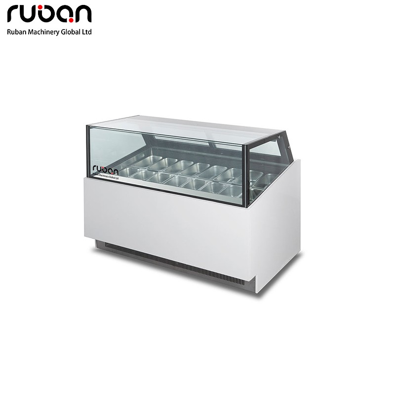 Vitrina refrigerada para helados, máquina expendedora de helados - Ruban