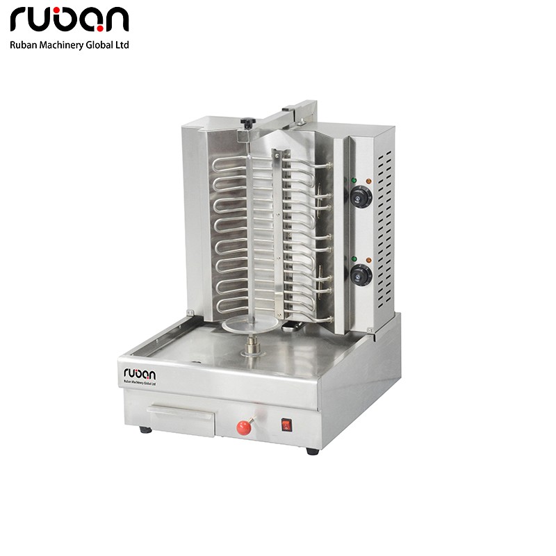 Máquina eléctrica comercial para shawarma | Asador vertical para kebab, gyros y uso en cocinas comerciales. - Ruban