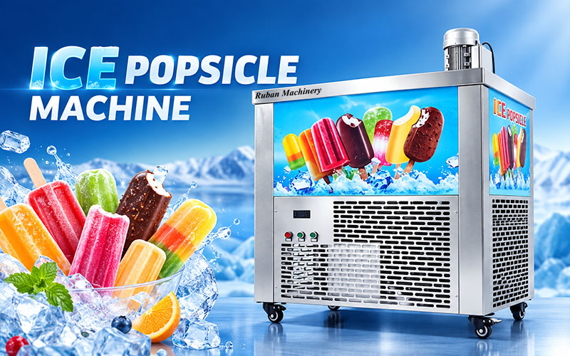 🍦 El secreto más eficaz del verano: ¡Transforma frutas frescas en deliciosas paletas heladas al instante con la maquinaria Ruban!